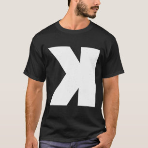 Backwards K Strikeout Baseball Softball Pitcher T T-Shirt