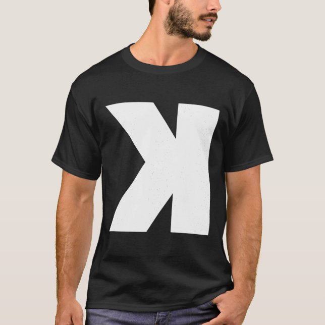 Backwards K Strikeout Baseball Softball T-Shirt (Front)