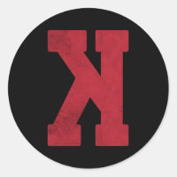 Backwards K Strikeout Looking Baseball
