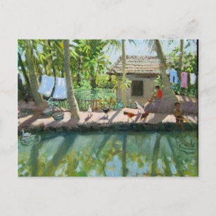 Backwaters India Postcard