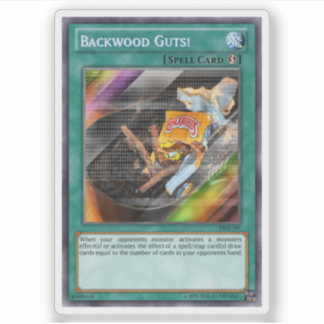 Backwood Guts Trading Card
