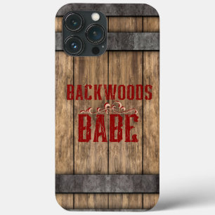 Backwoods Babe Whiskey Keg  iPhone 13 Pro Max Case