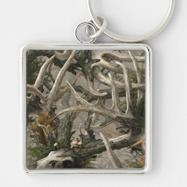 Backwoods deer skull camo key ring (Front)