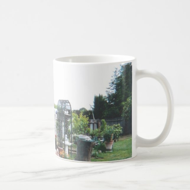 Backyard_angels_sitting Coffee Mug (Right)