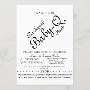 Backyard Baby-Q Bash Invitation