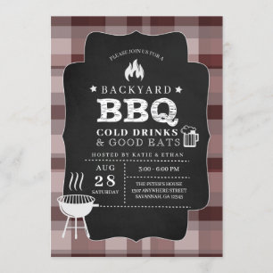 Backyard BBQ Barbecue Invitation