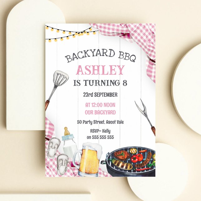 Backyard BBQ Birthday Invitation (Creator Uploaded)