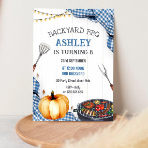 Backyard BBQ Birthday Party Invitation