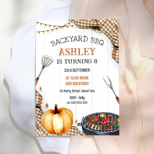 Backyard BBQ Birthday Party Invitation