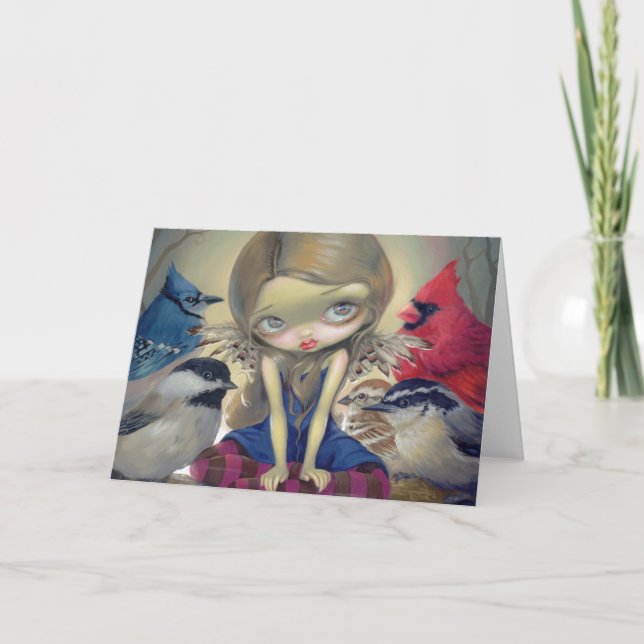 "Backyard Birds" Greeting Card (Front)