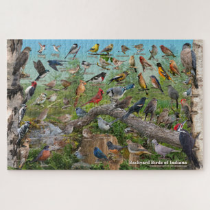 Backyard Birds of Indiana Jigsaw Puzzle