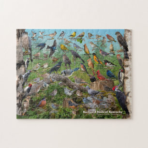 Backyard Birds of Kentucky Jigsaw Puzzle