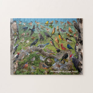 Backyard Birds of New Jersey Jigsaw Puzzle