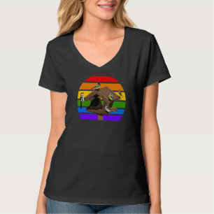 Backyard Birds Rainbow Bird Birdwatcher Songbirds T-Shirt