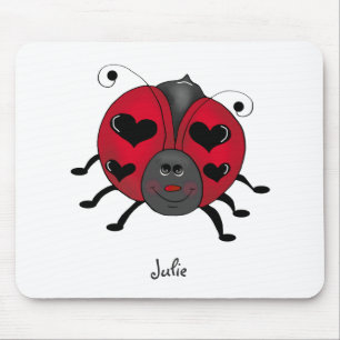 Backyard Buggies · Smiling Ladybug Mouse Mat