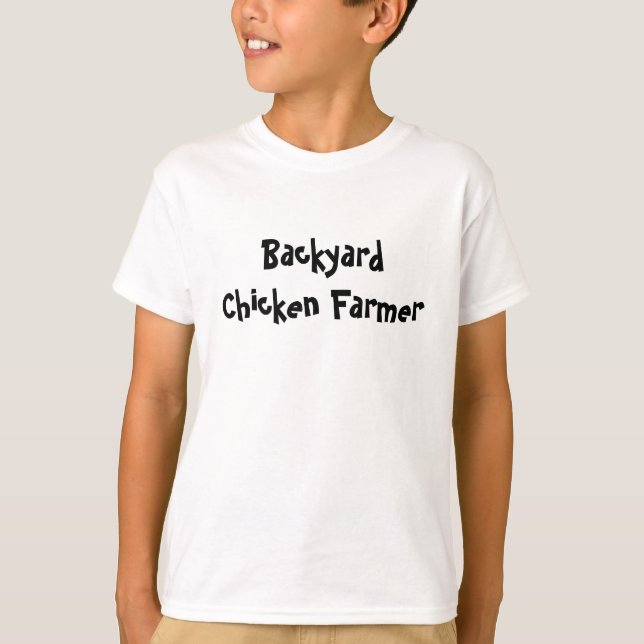 Backyard Chicken Farmer Youth t-shirt (Front)