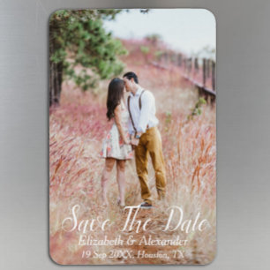 Backyard Country Save The Date Magnet