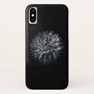 Backyard Flowers In Black And White 20 iPhone X Case