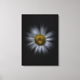 Backyard Flowers No 13 Color Flow Version Canvas Print