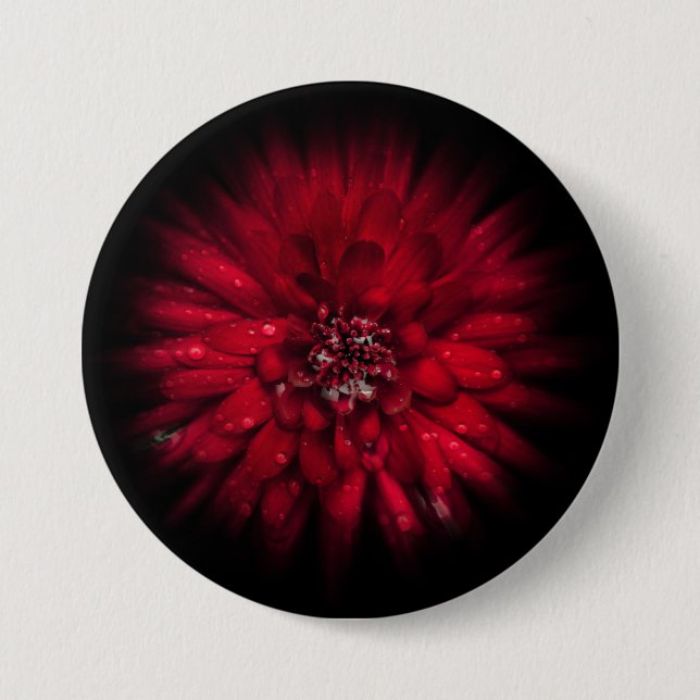 Backyard Flowers No 45 Colour Flow Version 7.5 Cm Round Badge (Front)