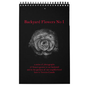Backyard Flowers No I Calendar