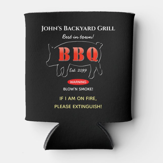 Backyard Grill Master Grilling BBQ Can Cooler (Front)