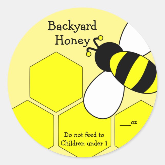 Backyard Honey Label (Front)