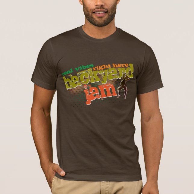 Backyard Jam Caribbean Vibes T-Shirt (Front)