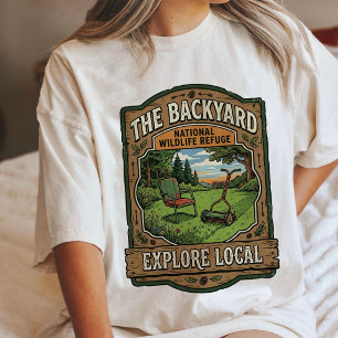 Backyard National Wildlife Refuge Explore Local Ar Tri-Blend Shirt