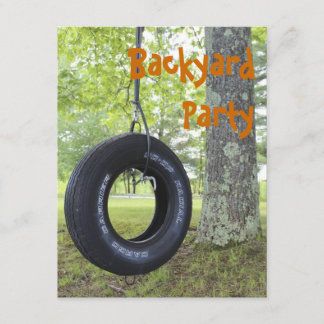 Backyard Party Invitation