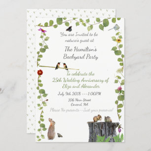 Backyard Party: invitations