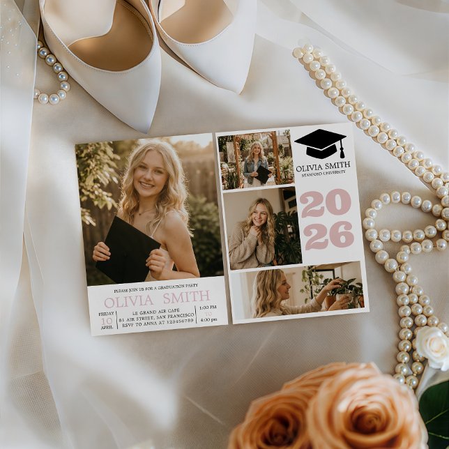 Backyard Pergola Photo Graduation Invite (Creator Uploaded)