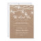 Backyard Rustic Vow Renewal Anniversary Invitation