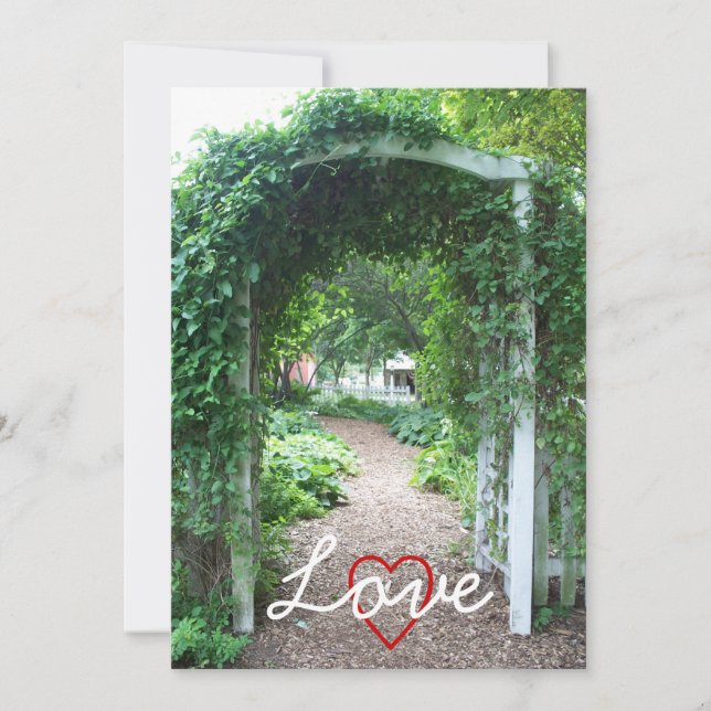 Backyard Wedding - Wedding Invitation (Front)