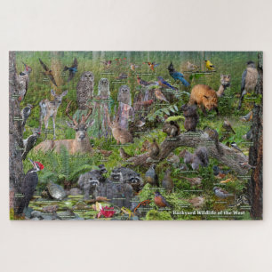 Backyard Wildlife of the West Jigsaw Puzzle