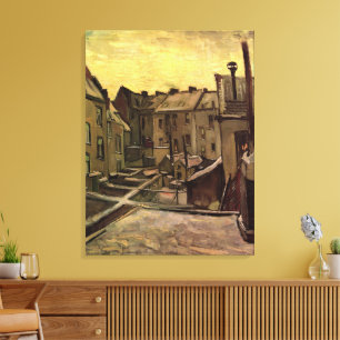 Backyards of Old Houses by Vincent van Gogh Canvas Print