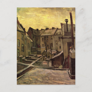 Backyards of Old Houses by Vincent van Gogh Postcard