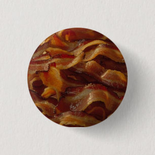 BACON!!! 3 CM ROUND BADGE
