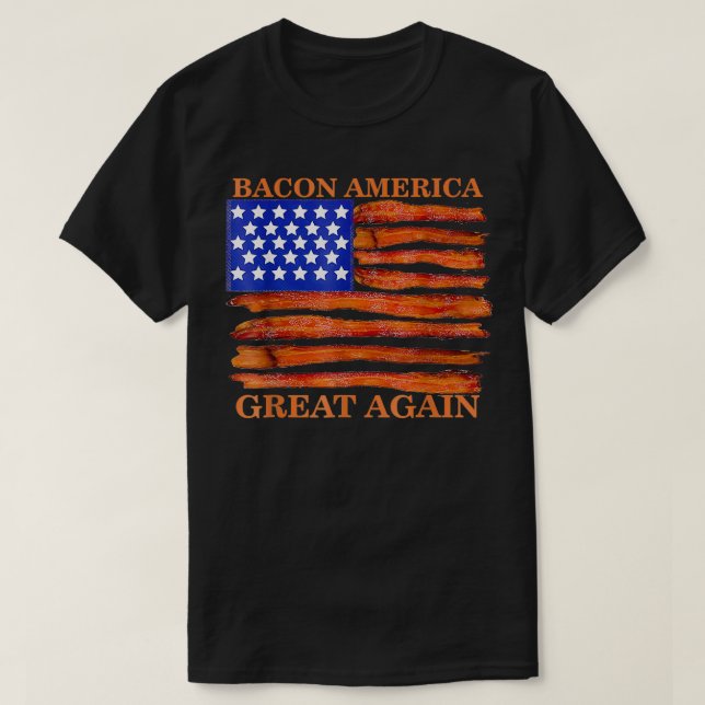 Bacon America T-Shirt (Design Front)