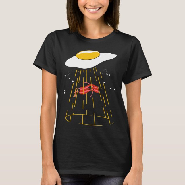 Bacon and Eggs  Alien Kids Egg Crispy T-Shirt (Front)