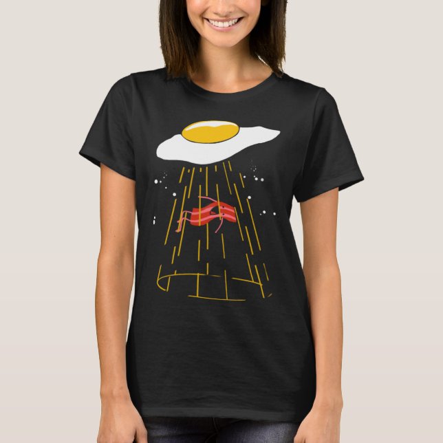 Bacon and Eggs  Alien Kids Egg Crispy T-Shirt (Front)