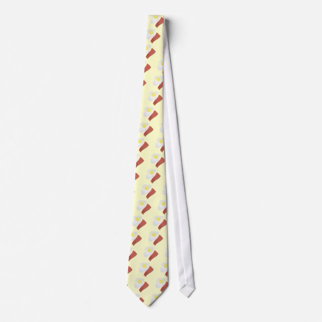 Bacon and Eggs Breakfast Tie (Front)