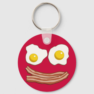 Bacon and Eggs Keychain