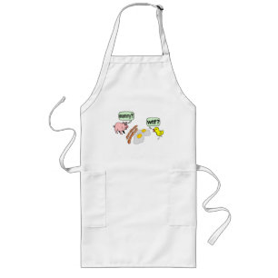 Bacon And Eggs Nightmare Long Apron
