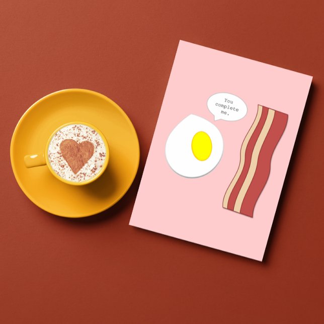Bacon and Eggs Valentine's Day Card (Creator Uploaded)