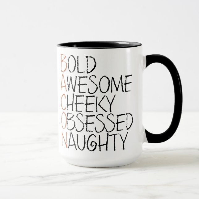 Bacon Attitude Mug (Right)