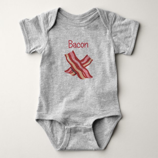 Bacon Baby Bodysuit (Front)