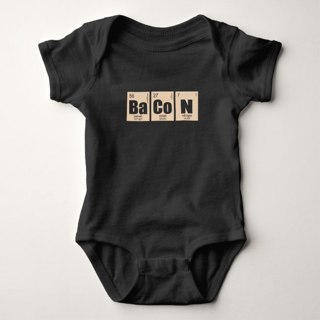 Bacon Baby Bodysuit (Front)