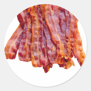 Bacon Bacon Bacon Classic Round Sticker