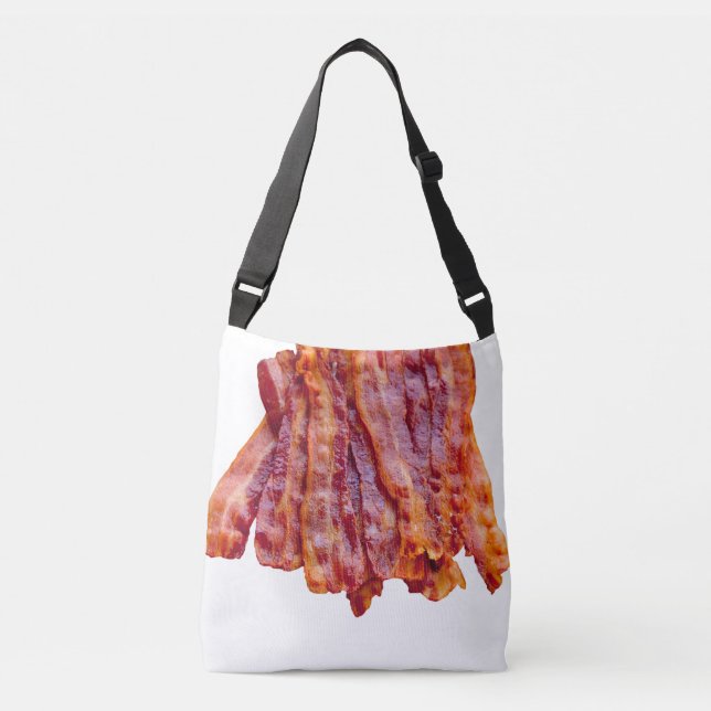 Bacon Bacon Bacon Crossbody Bag (Front)